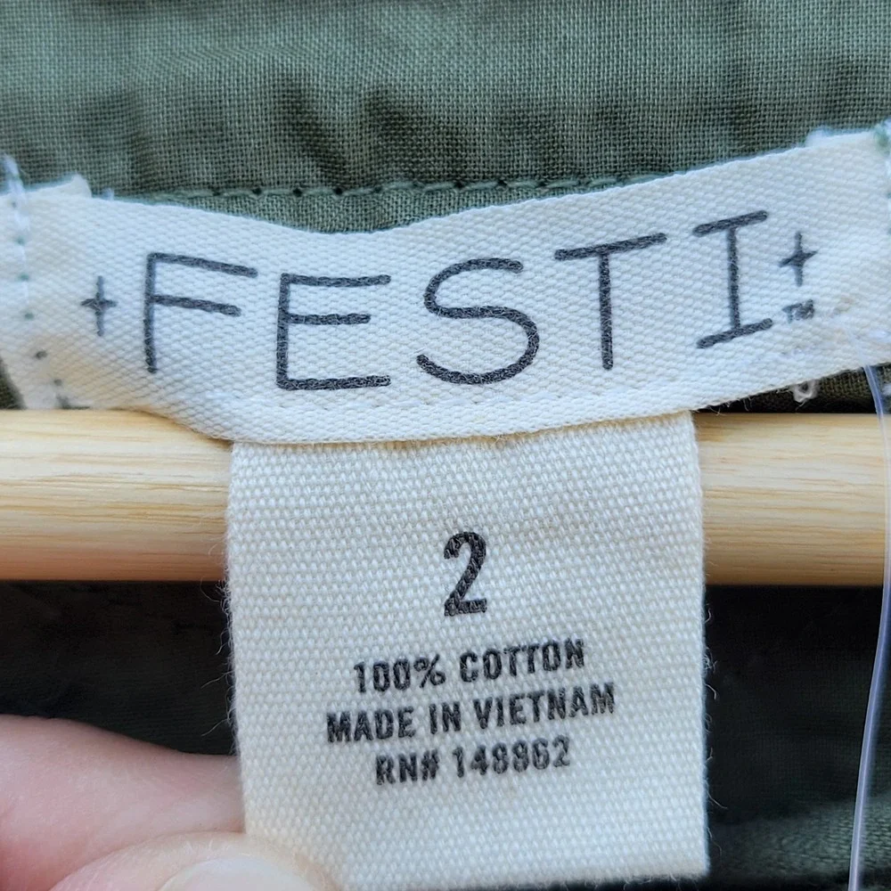 Torrid Festi Olivine Green Cotton Slub Raglan Dolman Sleeve 2X Boho Lagenlook